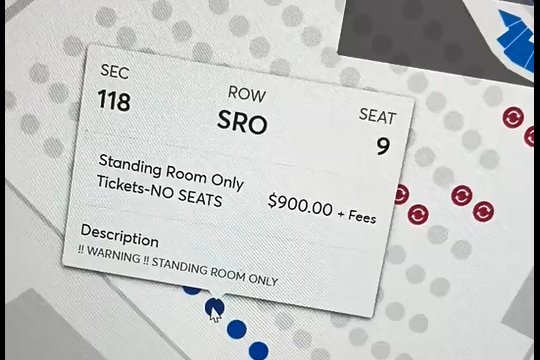 勇士主场开始卖站票 900刀一张还不砍价