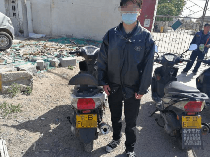 昌平交警两天查扣8辆假牌摩托车