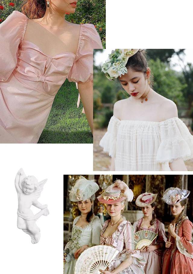 带褶皱元素的衣服,本身就很像中世纪贵族的礼服