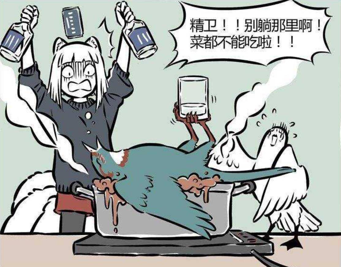 《非人哉》敖烈吐海鲜,精卫造鸟蛋,最吓人的是哪吒