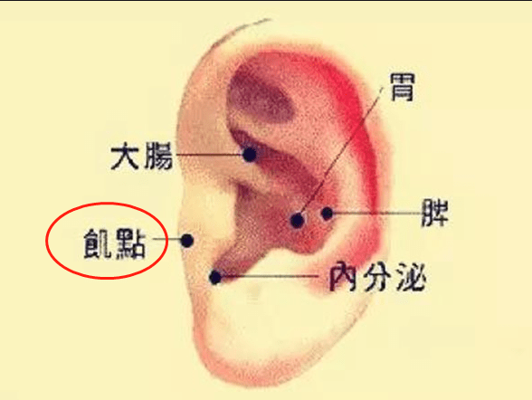 在人的耳朵上藏着3个减肥穴,经常捏捏就可以减肥瘦身: 耳穴一:饥点