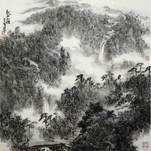 当代著名画家田林海·庚子新作赏析