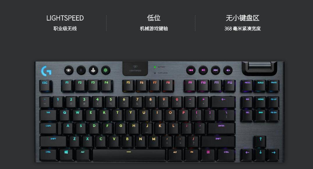 1699元罗技G913 TKL无线RGB机械键盘上市_手机搜狐网