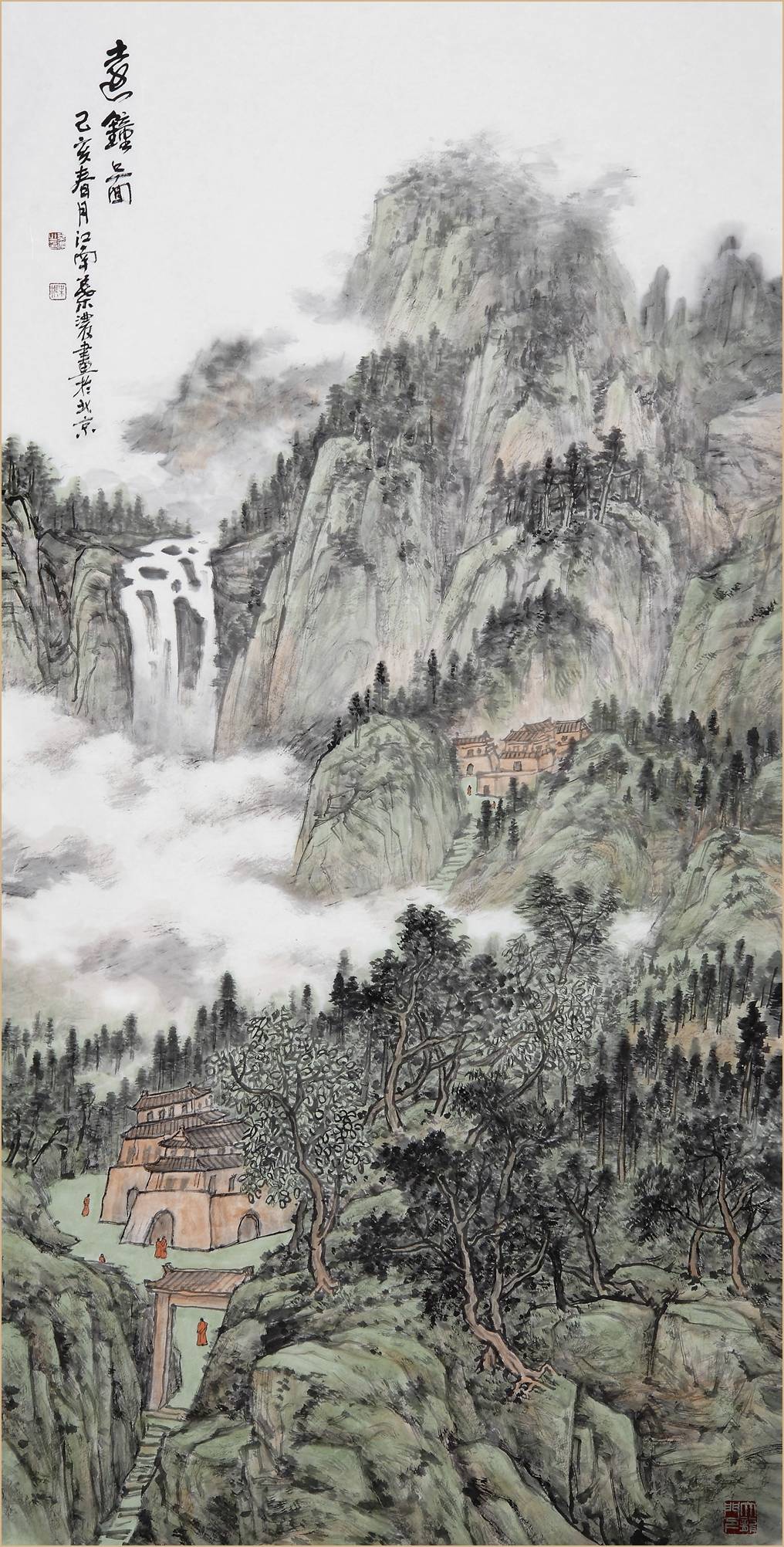 知中融西别有新境评山水画家叶浓的山水画