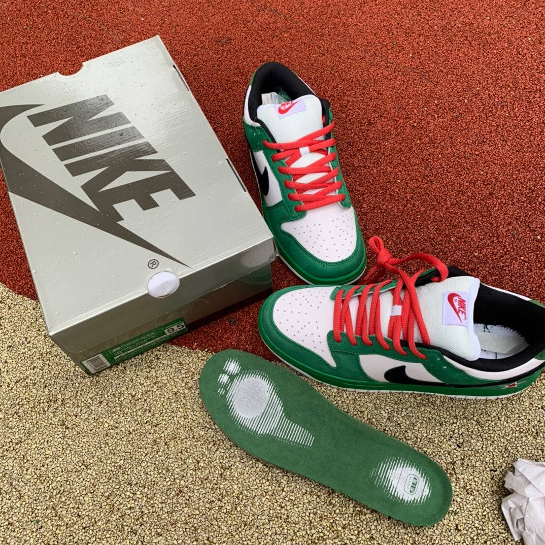 耐克nike dunk sb low heineken 喜力白绿低帮扣篮运动滑板鞋_sole