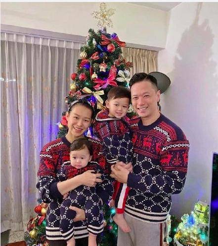 超帅的星二代：郑嘉颖儿子遗传了好基因，胡杏儿俩儿子像双胞胎