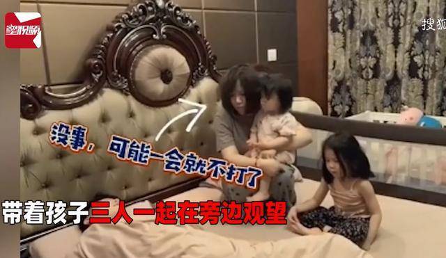 鼾声|和宝妈一起看爸爸表演，网友：同一个爸爸两萌娃半夜被鼾声惊醒