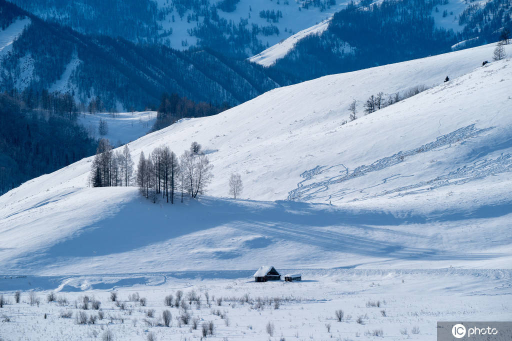 听雪落的声音!国外摄影师旅拍新疆禾木村雪景