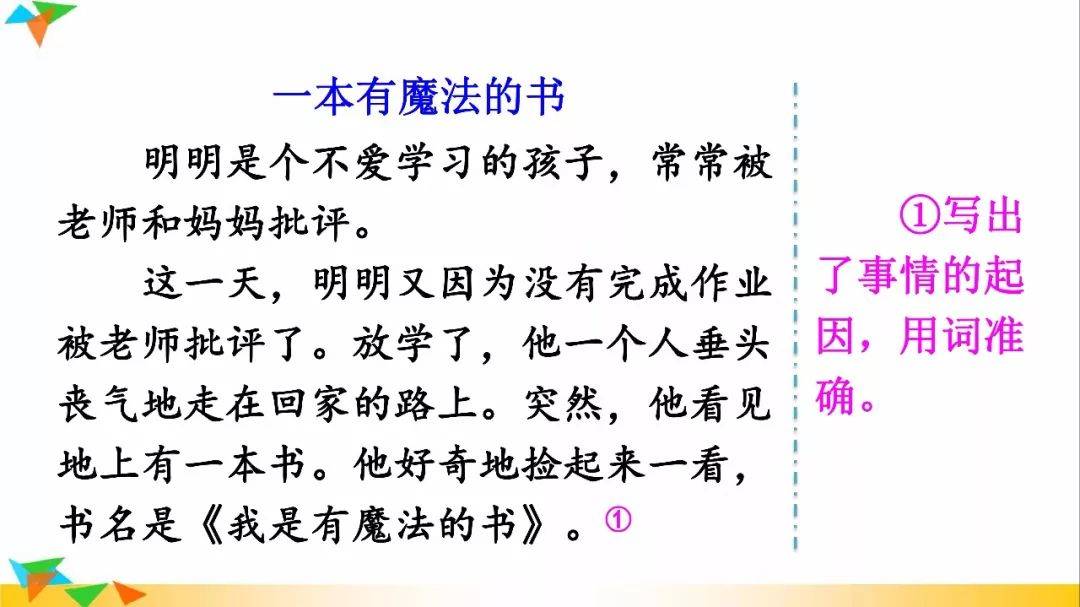 部编版三年级下册习作《奇妙的想象》习作指导及范文知识点 图文讲解