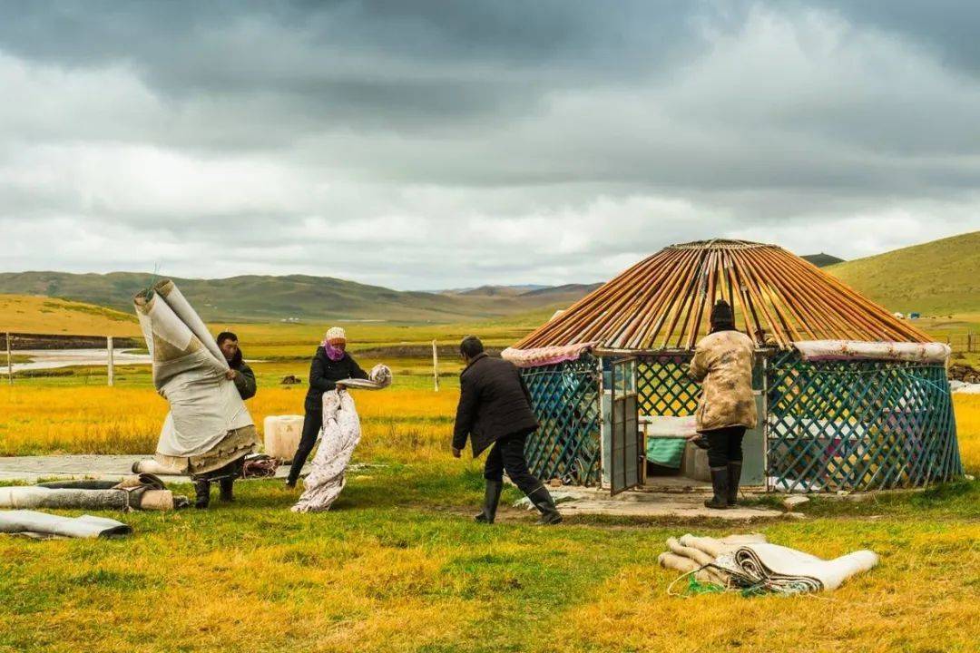 游牧民族居住的蒙古包