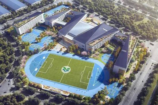 成都市郫都区天立学校(天立西区)鸟瞰图