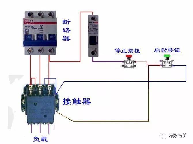 11种断路器,接触器的电气原理图(学安装,先学原理)