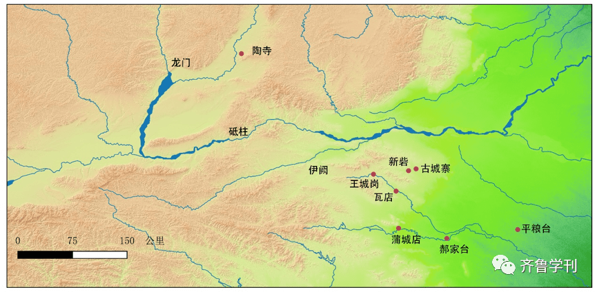 图一 豫西晋南地形图