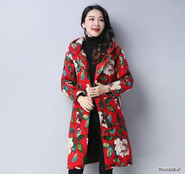 民族风羽绒服,怎么搭配都经典不出错,让整个人变得更有魅力