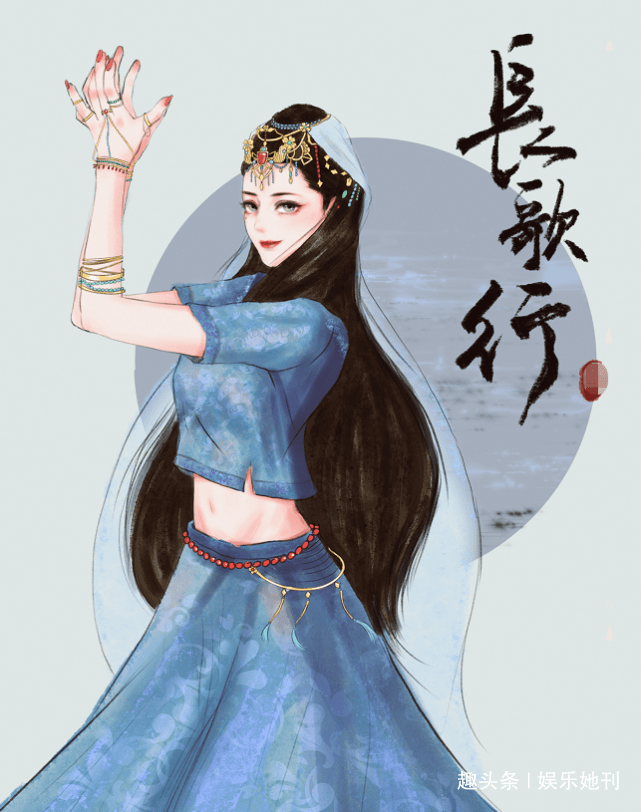 迪丽热巴《长歌行》路透曝光,一身唐装惊艳了!可女二号更抢镜