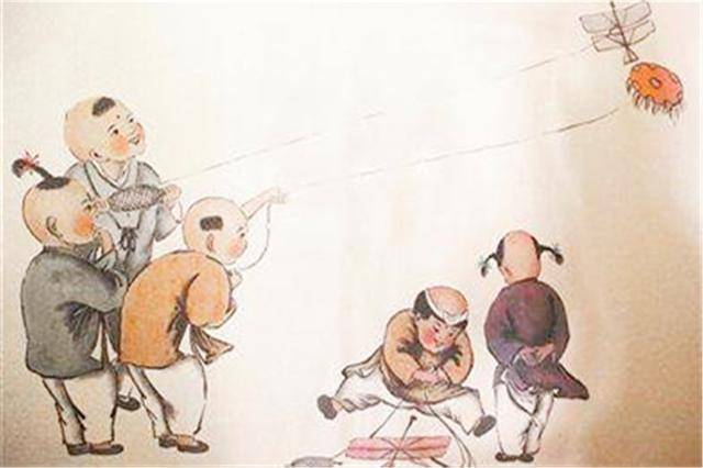 不知大家可曾听过清末的这句诗: 儿童散学归来早,忙趁东风放纸鸢.
