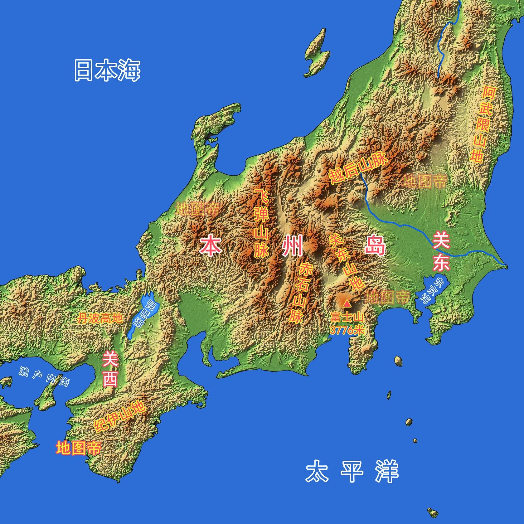 日本的关东和关西在哪?