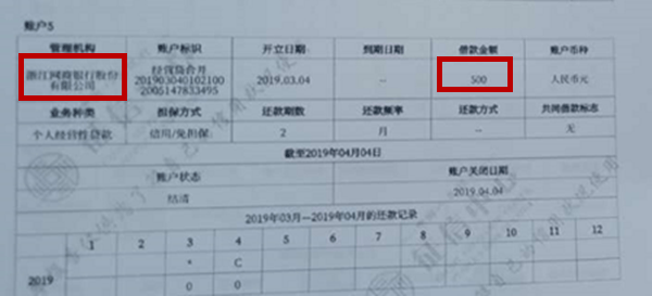 的征信记录，问清情况后，原来是用了支付宝小额网商贷给上了征信！编辑