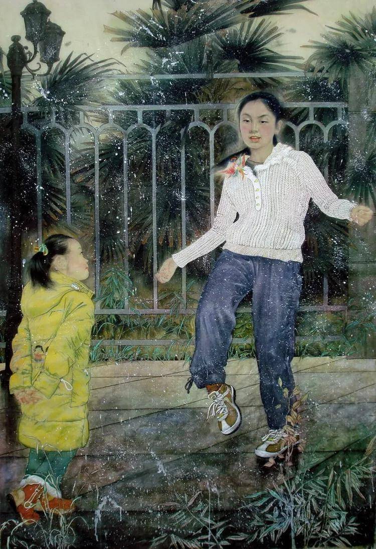 范春晓工笔人物画诗与梦的交融