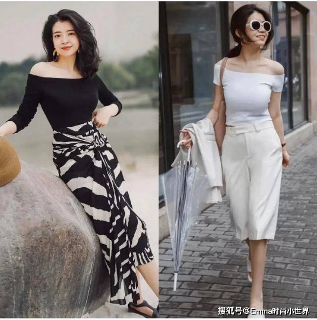 这样的穿法, 是一种没有肩线的穿法, 消解了衣服带来的厚重感,适合宽