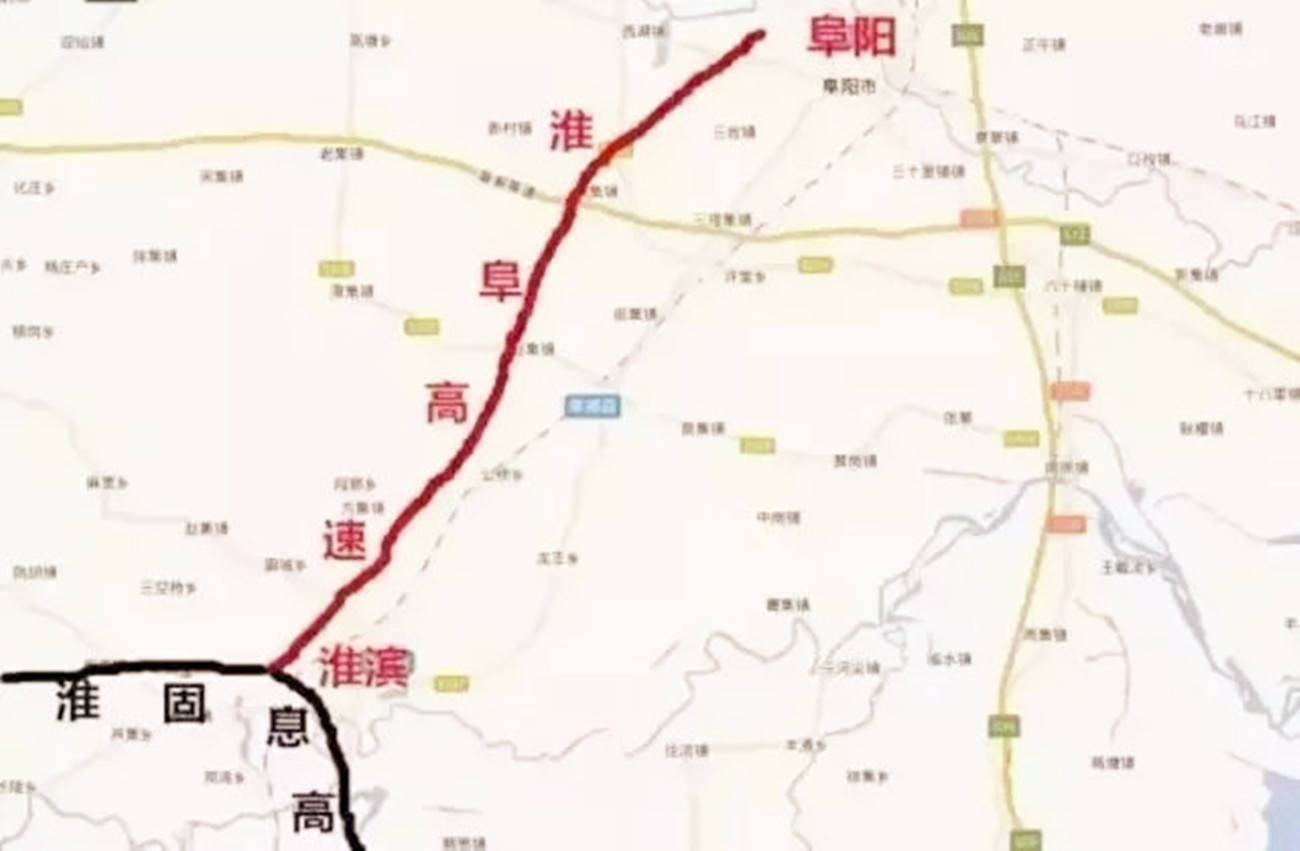 全线位于阜阳市境内,路线全长约35公里,采用双向4车道高速公路标准