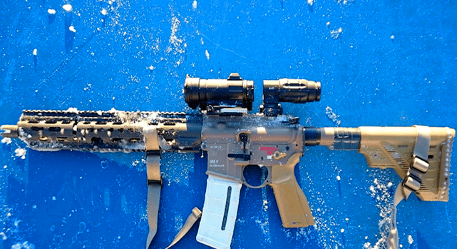 原创德国hk416a7步枪, 外观却引起他国专家质疑: 难道是挂羊头卖狗肉?