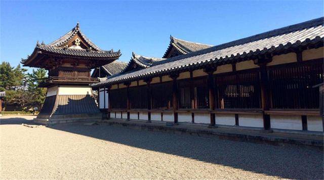 日本法隆寺地区佛教古迹中国南北朝建筑的缩影