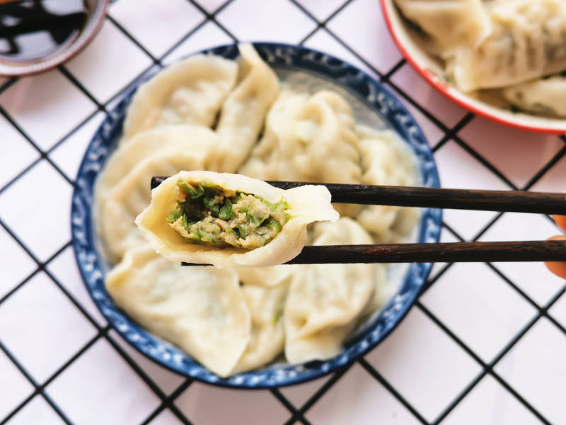 夏天包饺子用豆角当馅,多加这一步又香又鲜,豆腥味全无,快试试