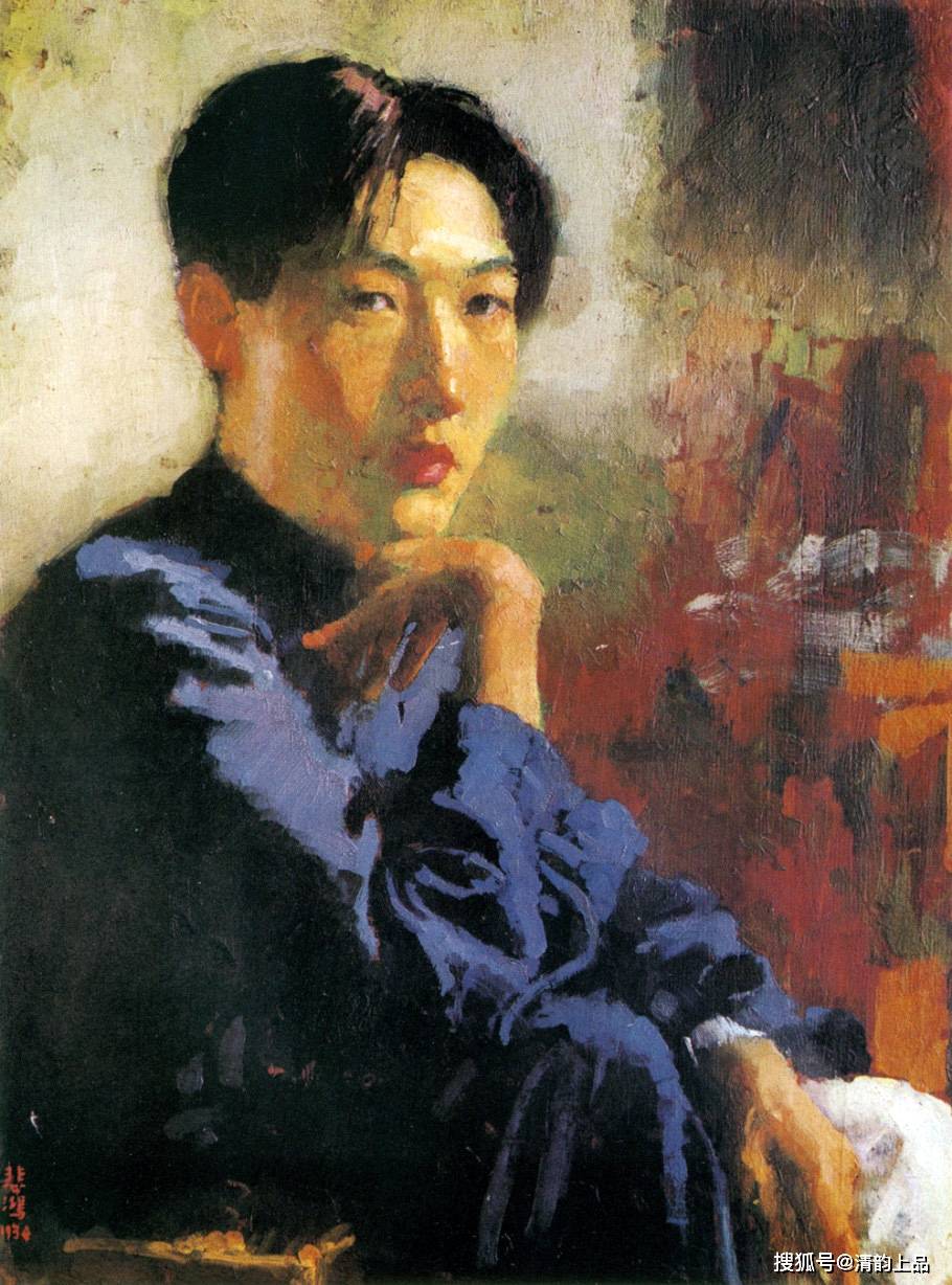 中国早期油画家：徐悲鸿油画作品欣赏_美术