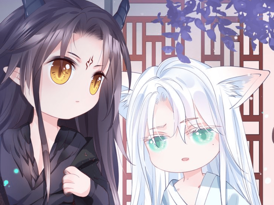 原创《魔尊要抱抱》漫画,四大凶兽聚首,穷奇和梼杌也是猫科吗?