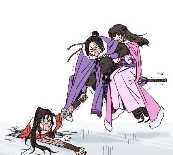 魔道:云梦三姐弟沉迷滑冰,师姐玩得最嗨,羡羡最惨,江澄很温柔