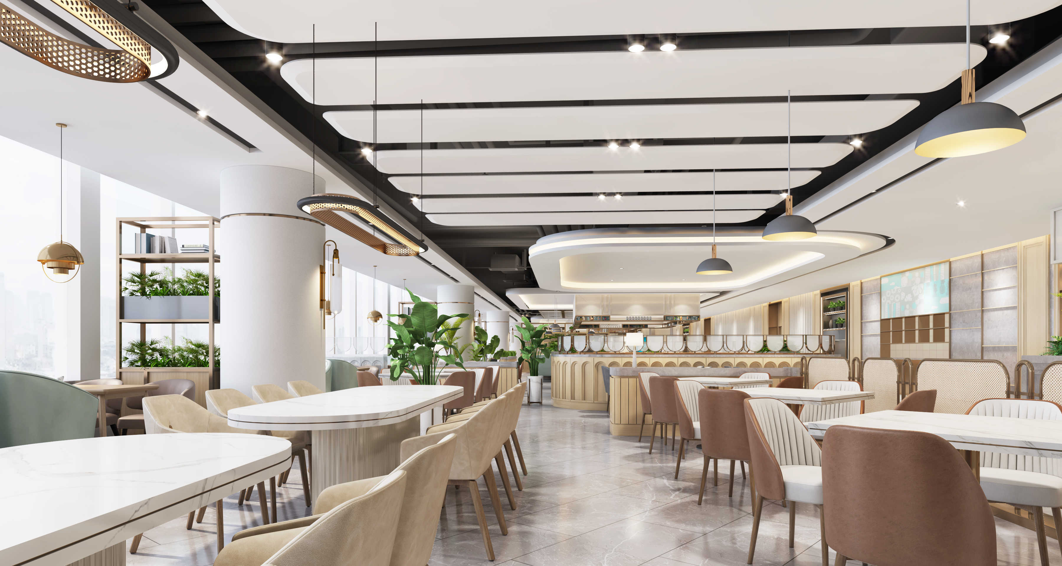 良好的餐厅氛围该如何设计打造?_上海赫筑餐饮空间设计事务所