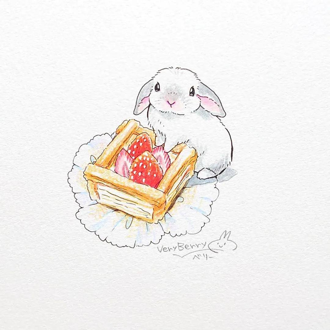 插画师veryberry兔子萌化一切