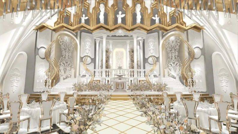 艺术级宴会厅设计!6000平婚礼主题酒店即将面世