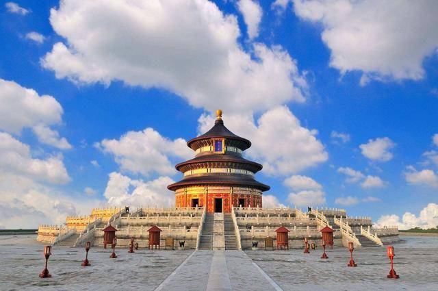 原创中国最大祭坛建筑群,北京天坛公园