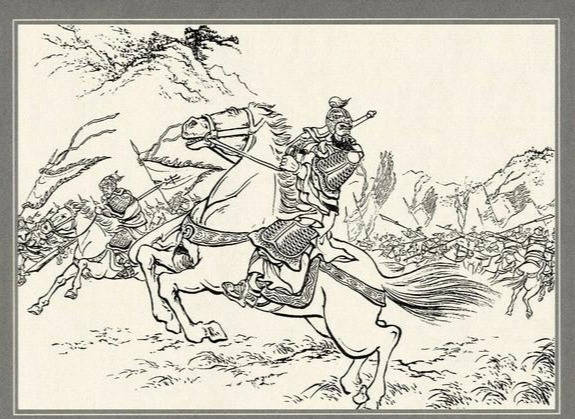 陈侯曹子孝,魏武之股肱. 御阵严将略,权谋勇折冲.
