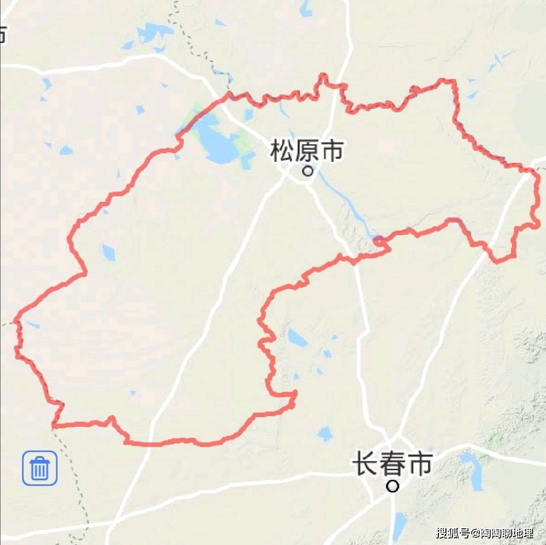 原创松原市各区县市建成区排名,宁江区第一,扶余市第二,了解一下?