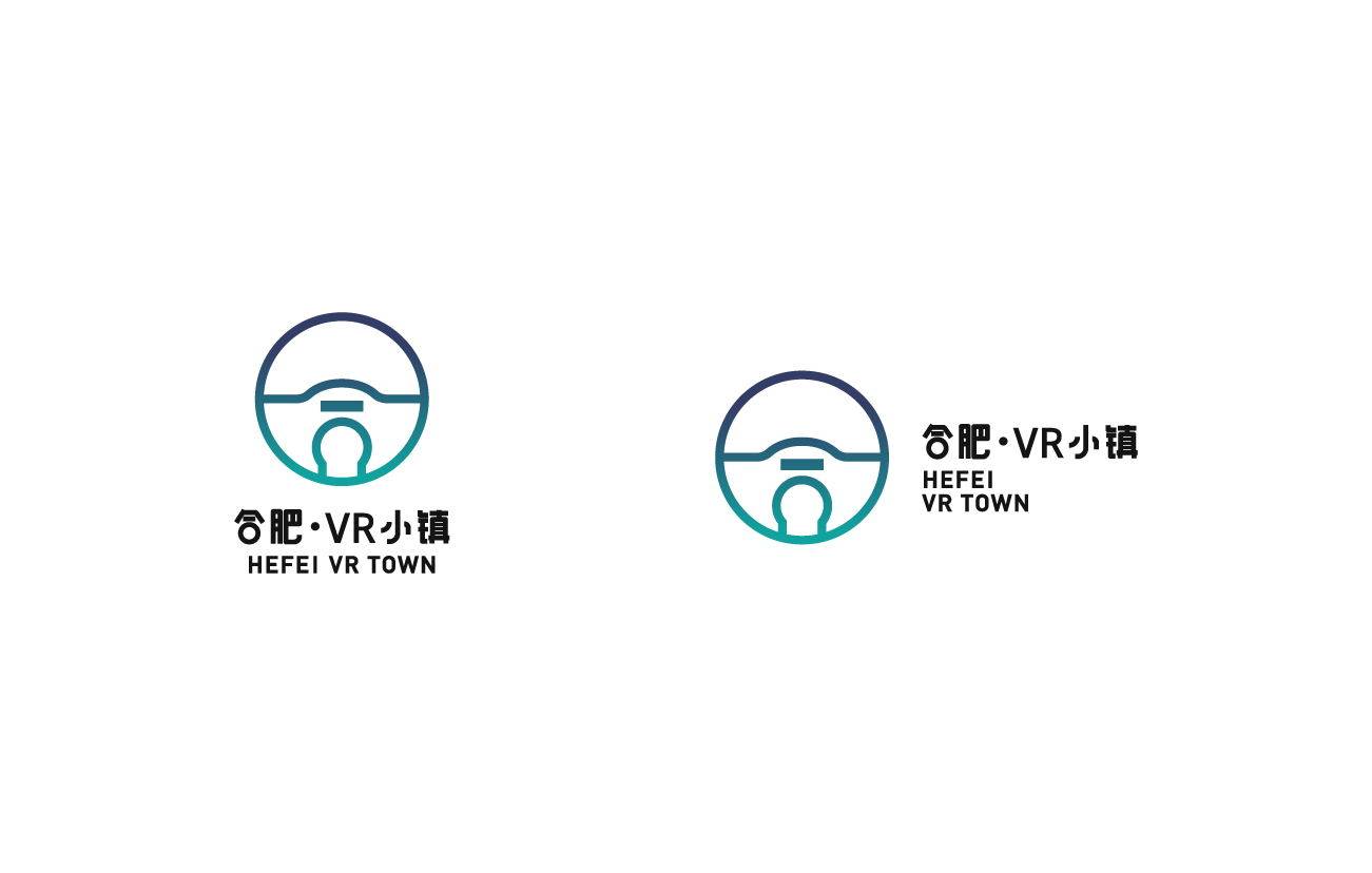 岳派创意logo设计 | 我们承包了合肥的vr科技园区设计!