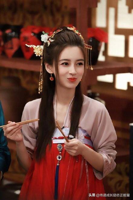 angelababy古装造型曝光,明艳动人,一直就是个美人胚子