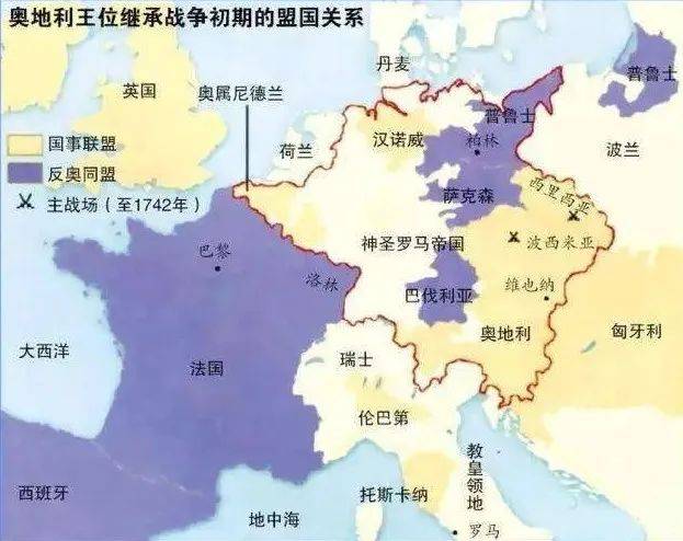 原创近代战争7 奥地利王位继承战争:普奥对决,英法争霸,欧洲群雄混战