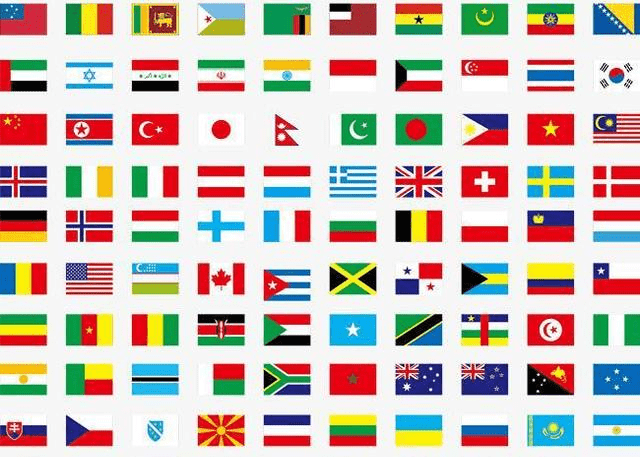 原创全世界一共有224面国旗,为何没有国家敢用紫色?