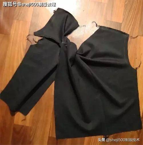 教程|434 扭结裙子纸样及缝制教程