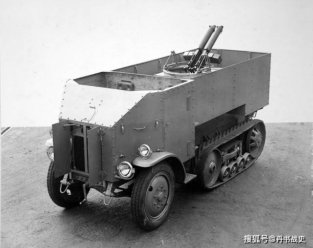 原创英国早期半履带burford-kégresse30 cwt半履带车,行走的铁盒子
