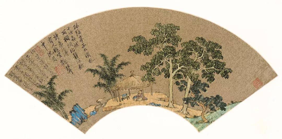 而受到社会各个阶层的青睐,几乎所有的文人书画家都曾在扇面上作画