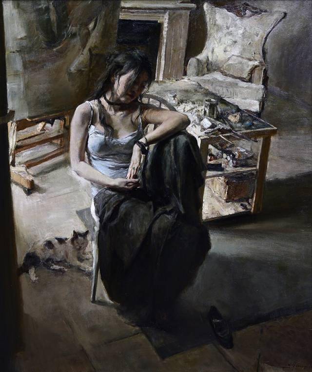 纯正油画味｜中国美院教授崔小冬人体油画作品欣赏_搜狐网