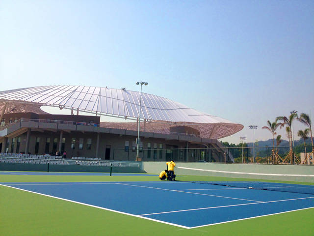 东莞网球中心:来自天骄体育场地建设公司匠心打造