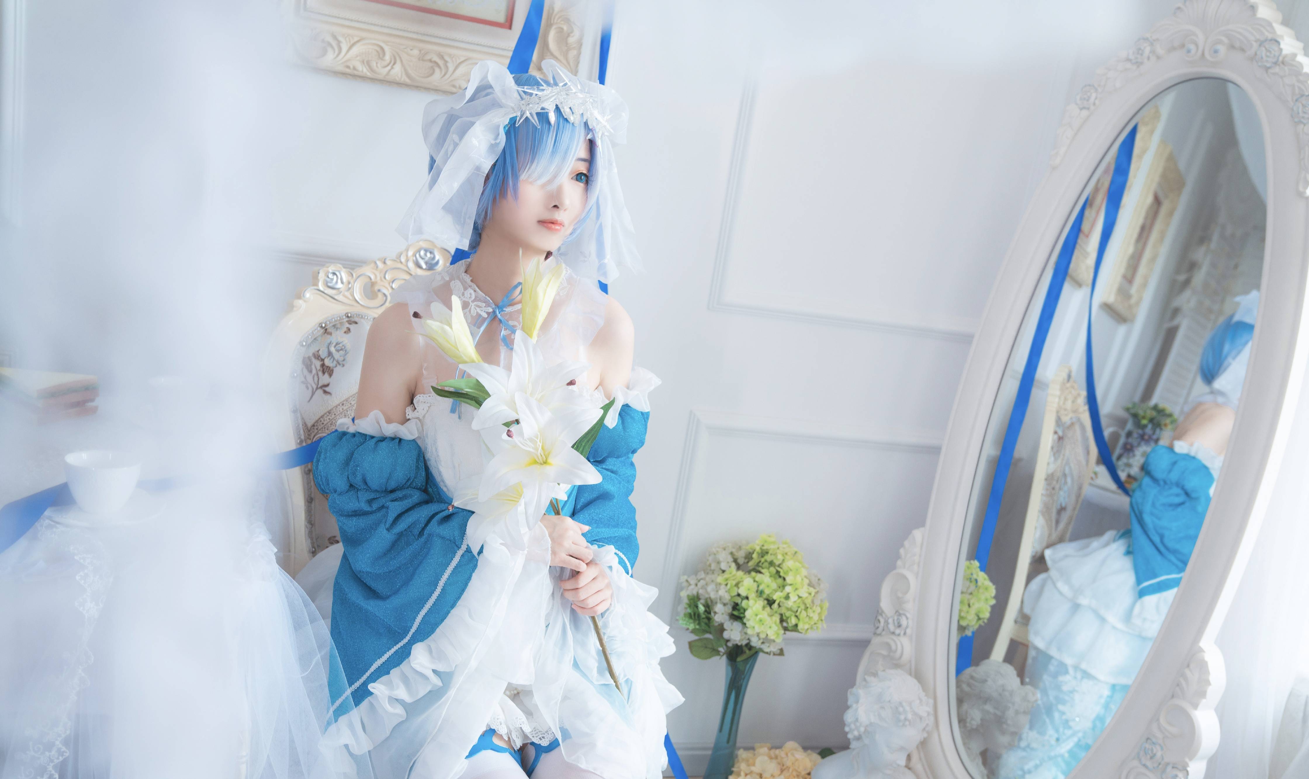 cos:犹如水晶般晶莹剔透的蕾姆