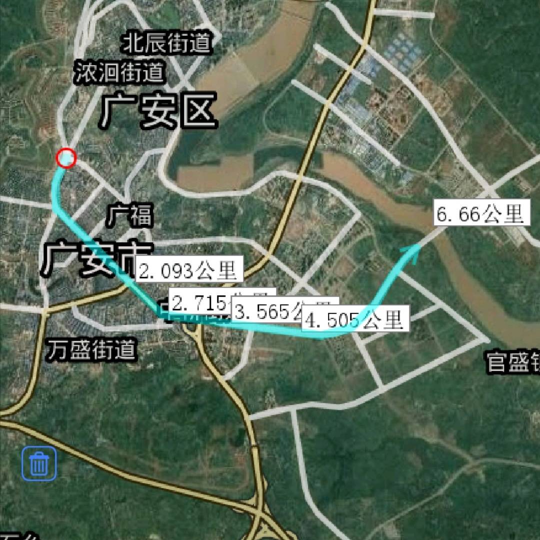 原创59秒带你认识广安市2区3县1市的城区中轴线,你走过这些道路吗?