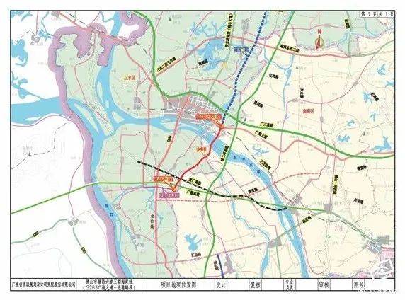 塘西大道三期及其南延线工程位于三水区及南海区,北接目前正在建设的