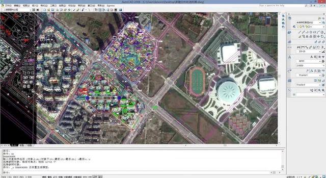 下载制作等高线在cad中叠加卫星影像 而好奇怎么查看高清卫星地图的